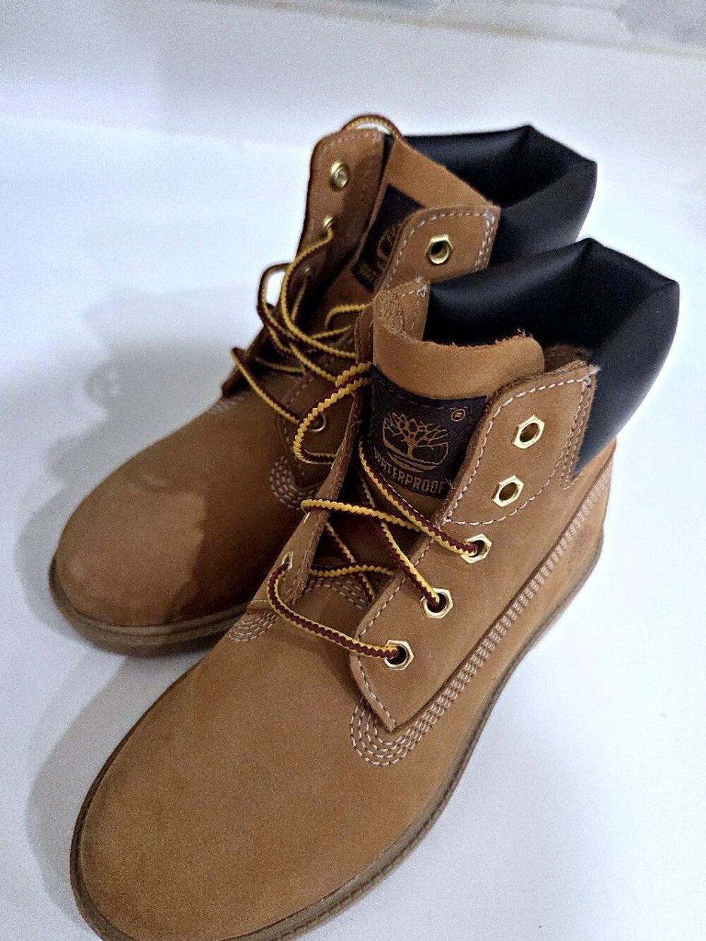 Timberland 6 Inch Premium Waterproof Boot 12709 Wheat Little Kids 1